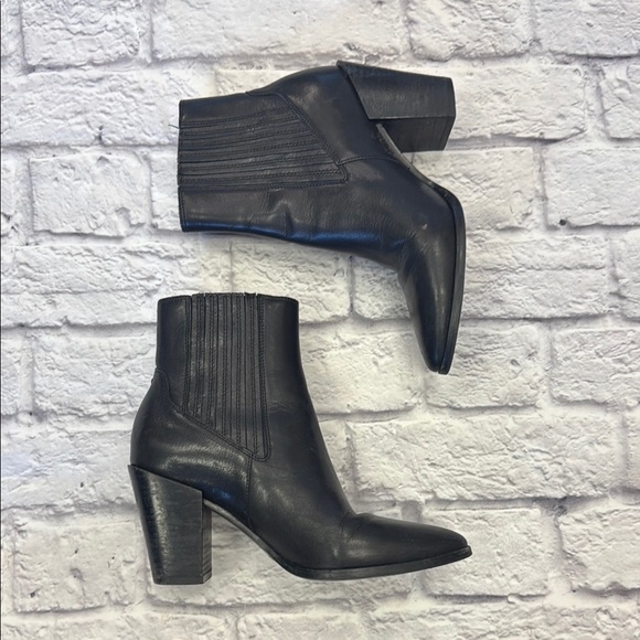 Womens Winter Dress Women's Waterproof Formal Boots Black Leather Ankle  Boots